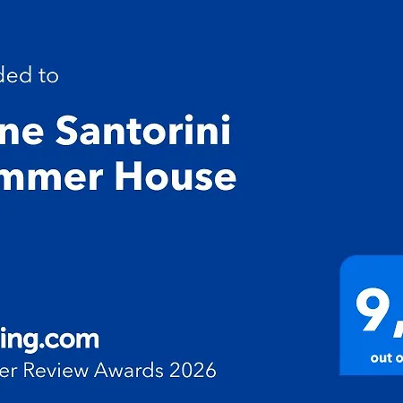 Dune Santorini Summer House Hébergement de vacances *